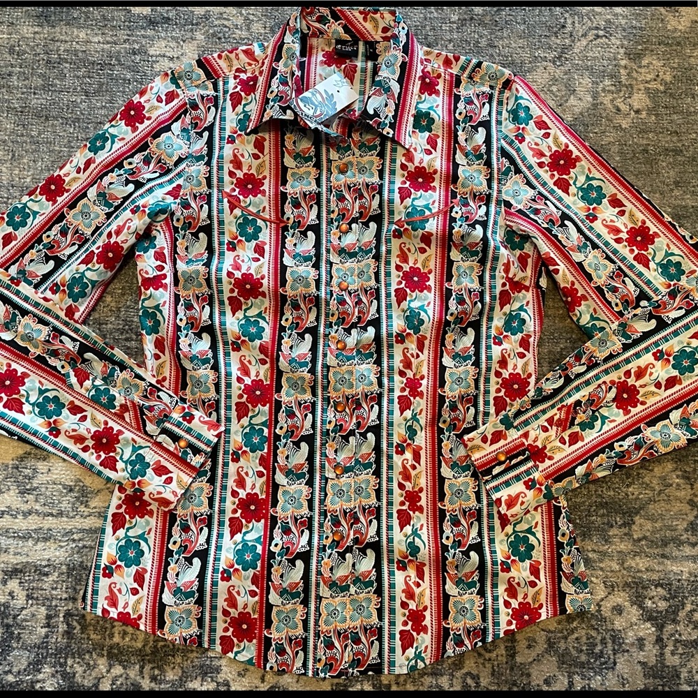 CRUEL Girl NWT Snap Rodeo Western Shirt